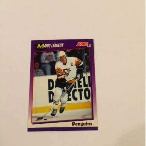1991/92 Score Mario Lemieux Penguins #200 (047) - Picture 1 of 2